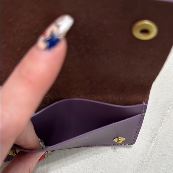 Minor History Purple Card Holder with Gold Details - Picture 6 of 7